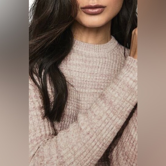 NWT Reiss Suri Wool Blend pink Jumper sweater Large $240 - Picture 7 of 11